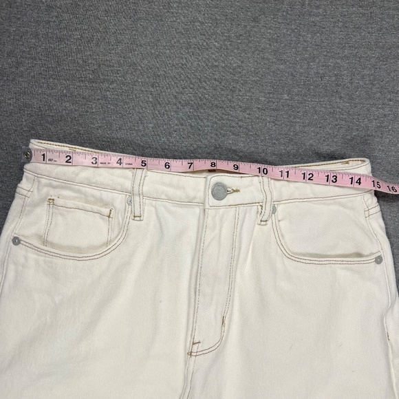 Blank NYC Ecru See You Again Denim High Rise Maxi Skirt 28 100% Cotton Slit 90s - Picture 13 of 13